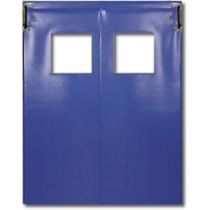 SC Flexible PVC Swing Door - 84 in. (7 ft) width X 90 in. (7ft 6 in) height - Biparting