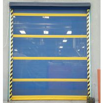 PVC Mesh Door - Bug Barrier Single Sliding - Bunching:  15 ft. W x 11 ft. H