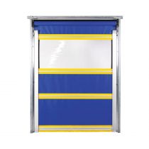 Automatic Vinyl Roll Up Door - 7 ft. W x 10 ft. H - (Aluminum Mounting Hardware Included)