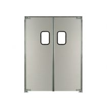 Aluminum Swing Door - 56 in. (4ft 8 in) width X 96 in. (8 ft) height - Biparting - E Hinge Type